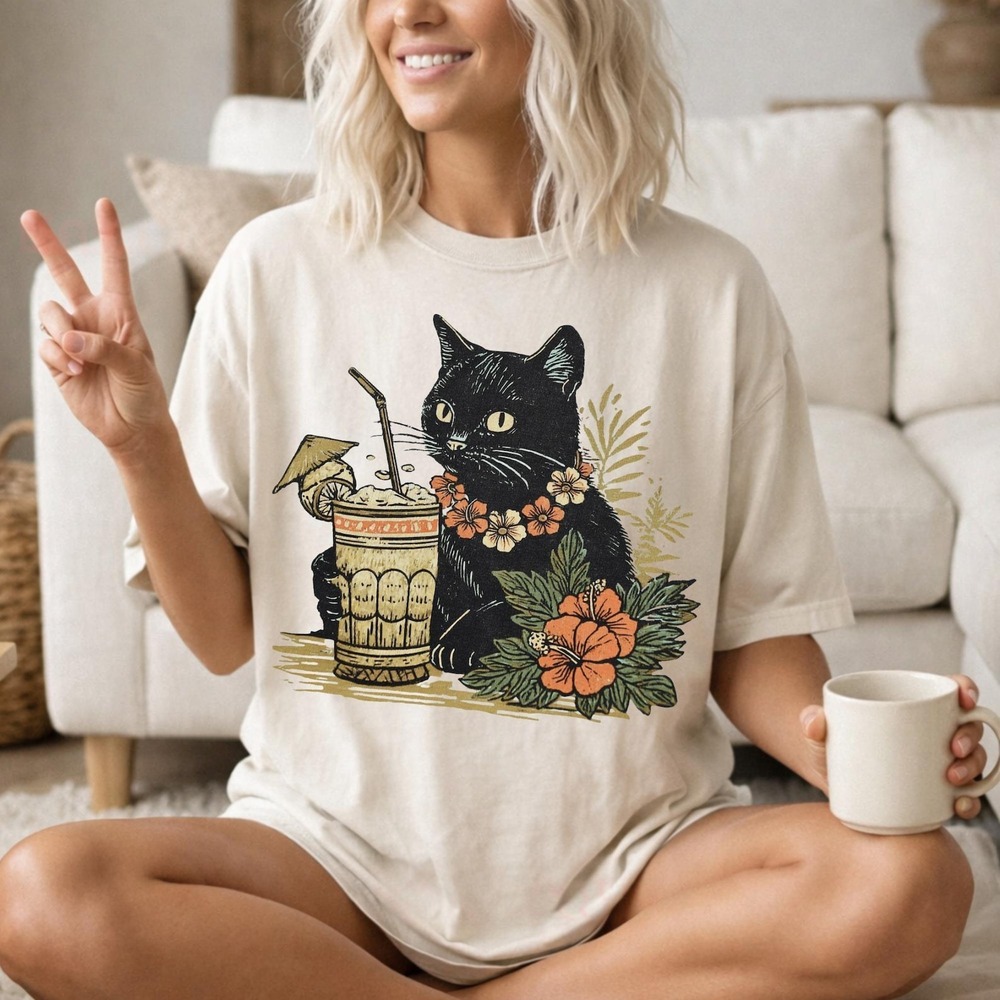 Summerween  Cat Shirt